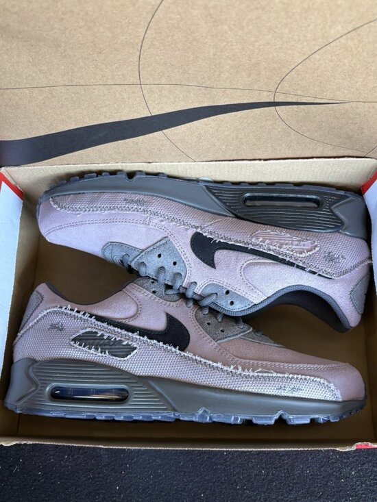 NEW Nike Air Max 90 PRM LT Violet Ore Black Iron Grey (IQ0612 226)  Size 8.5 main image 7